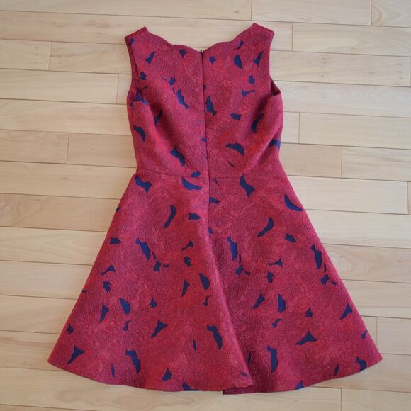 Alberto Makali Printed Mini Dress A-Line Size 8 - Picture 4 of 4